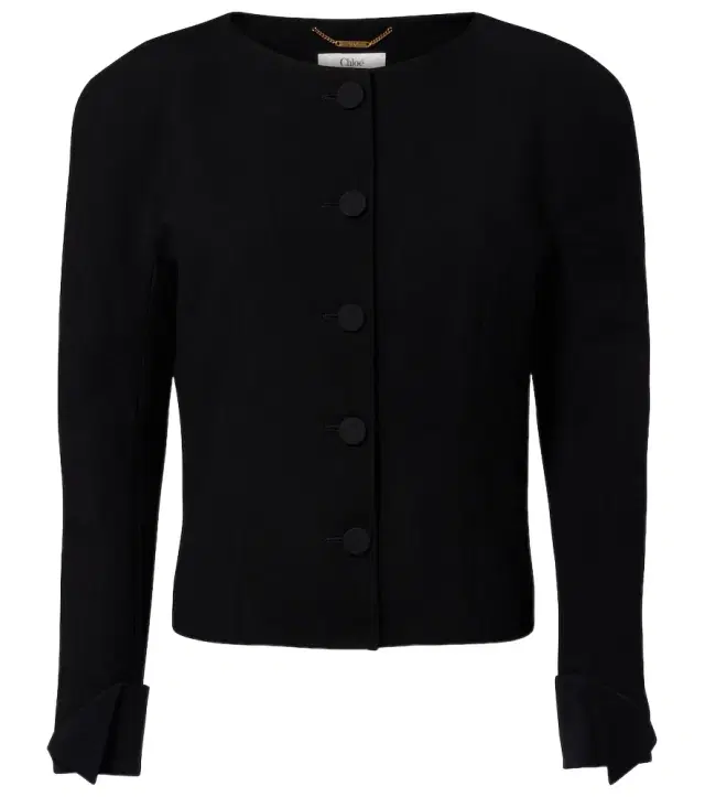 Chloe Chloé Virgin wool crêpe cardigan