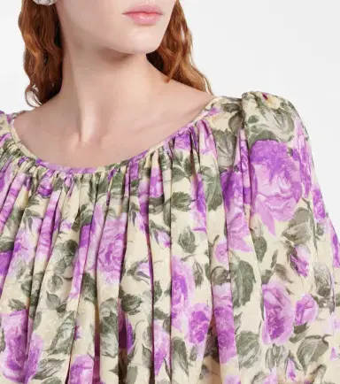 Chloé Chloé Printed silk top | Thumbnail 3