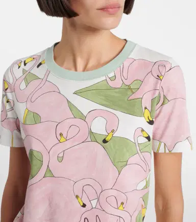 Chloé Chloé Printed cotton jersey T-shirt | Thumbnail 2