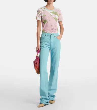 Chloé Chloé Printed cotton jersey T-shirt | Thumbnail 3