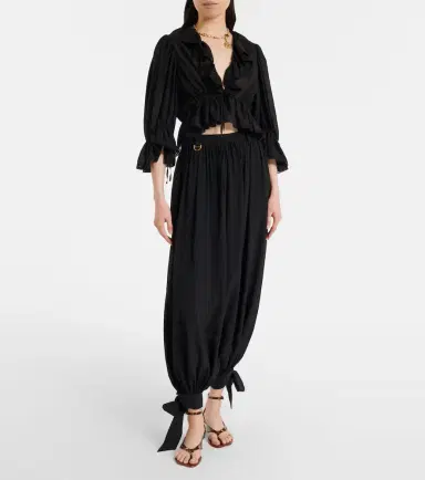 Chloé Chloé Ruffled silk blouse | Thumbnail 3 Chloé Chloé Ruffled silk blouse | Thumbnail 3