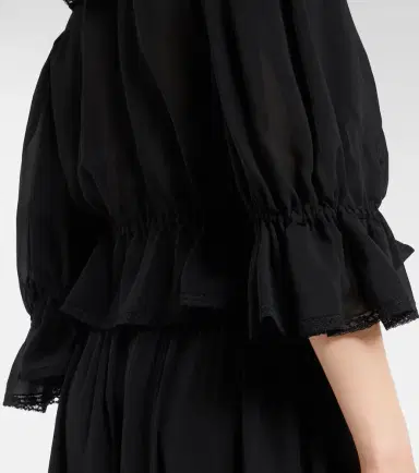 Chloé Chloé Ruffled silk blouse | Thumbnail 5 Chloé Chloé Ruffled silk blouse | Thumbnail 5