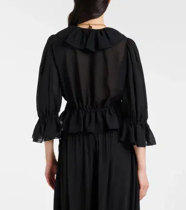 Chloé Chloé Ruffled silk blouse | Thumbnail 6 Chloé Chloé Ruffled silk blouse | Thumbnail 6