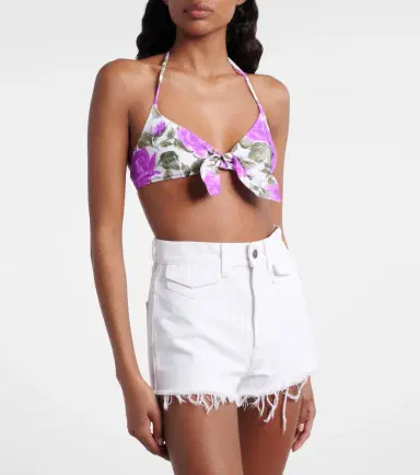 Chloé Chloé Floral bikini top | Thumbnail 3 Chloé Chloé Floral bikini top | Thumbnail 3