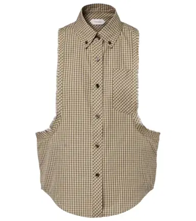 Versace Checked cotton shirt | Thumbnail 1