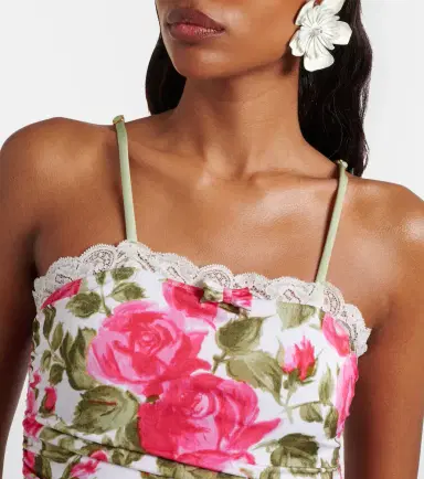 Chloé Chloé Floral ruched bodysuit | Thumbnail 2 Chloé Chloé Floral ruched bodysuit | Thumbnail 2