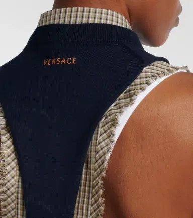 Versace Knitted cotton top | Thumbnail 3