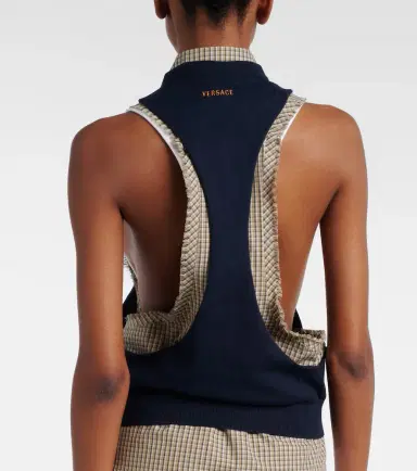 Versace Knitted cotton top | Thumbnail 4