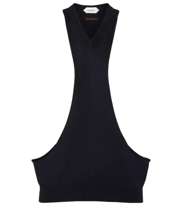 Versace Knitted cotton top