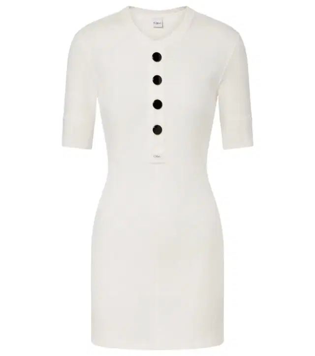 Chloé Cotton jersey shirt dress