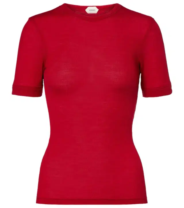 Versace Medusa virgin wool T-shirt