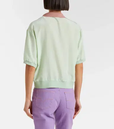 Versace Cropped silk poplin shirt | Thumbnail 5 Versace Cropped silk poplin shirt | Thumbnail 5