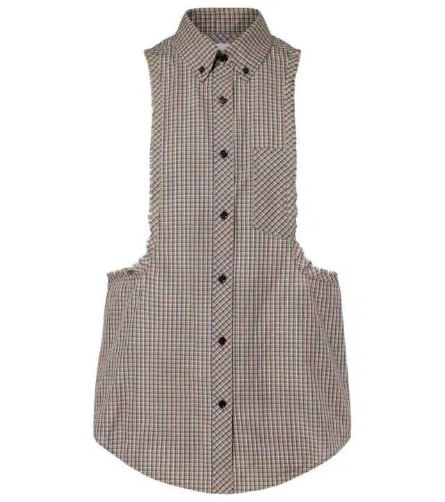 Checked cotton shirt