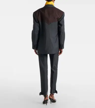 Versace Wool and mohair tapered pants | Thumbnail 2 Versace Wool and mohair tapered pants | Thumbnail 2