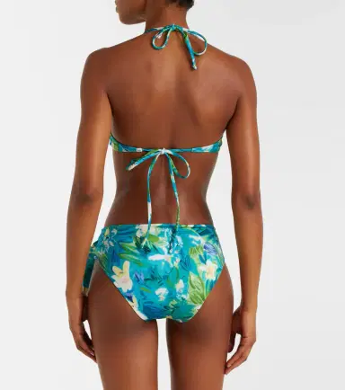 Chloé Chloé Bow-detail floral bikini top | Thumbnail 3