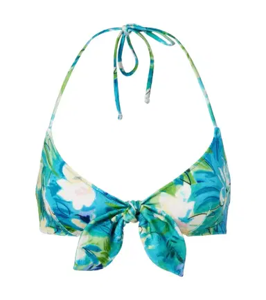 Chloé Chloé Bow-detail floral bikini top | Thumbnail 1