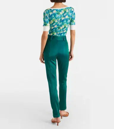 Chloe Chloé High-rise jersey slim pants | Thumbnail 3 Chloe Chloé High-rise jersey slim pants | Thumbnail 3