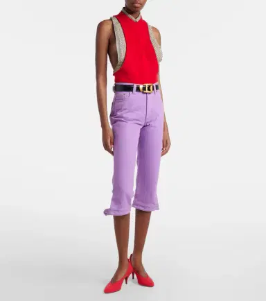 Versace Cotton-blend jersey tank top | Thumbnail 2