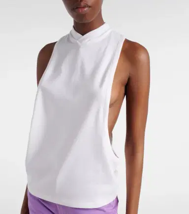 Versace Cotton-blend jersey tank top | Thumbnail 5