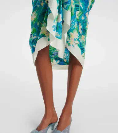 Chloé Chloé Floral cotton beach cover-up | Thumbnail 3