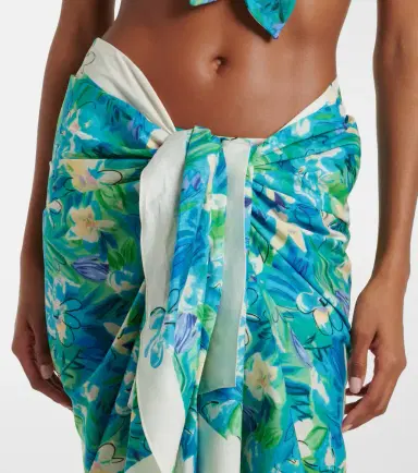 Chloé Chloé Floral cotton beach cover-up | Thumbnail 4