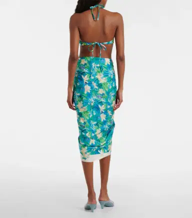 Chloé Chloé Floral cotton beach cover-up | Thumbnail 5