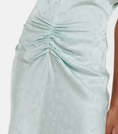 Victoria Beckham Gathered jacquard midi dress | Thumbnail 2