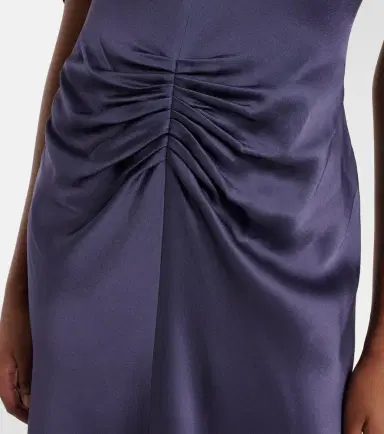 Victoria Beckham Isabella gathered satin gown | Thumbnail 2