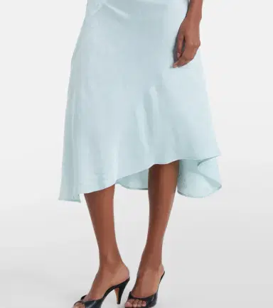 Victoria Beckham Asymmetric floral midi dress | Thumbnail 6