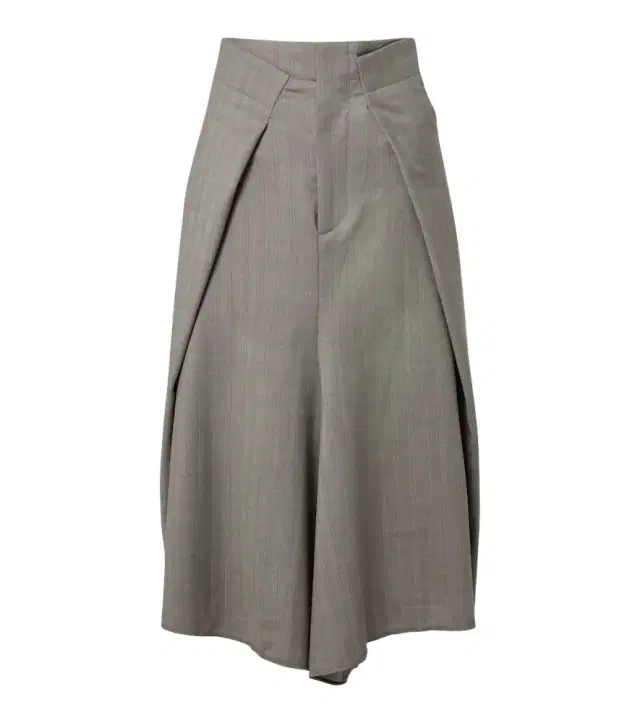 Victoria Beckham Asymmetric virgin wool midi skirt