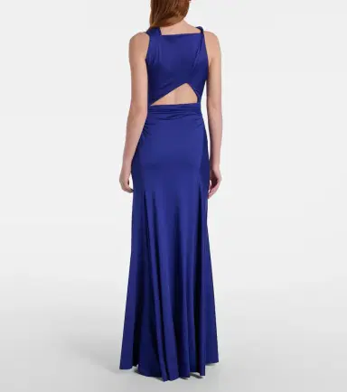 Victoria Beckham Asymmetric draped gown | Thumbnail 2