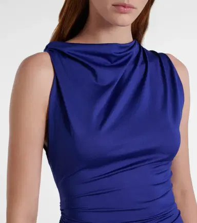 Victoria Beckham Asymmetric draped gown | Thumbnail 6