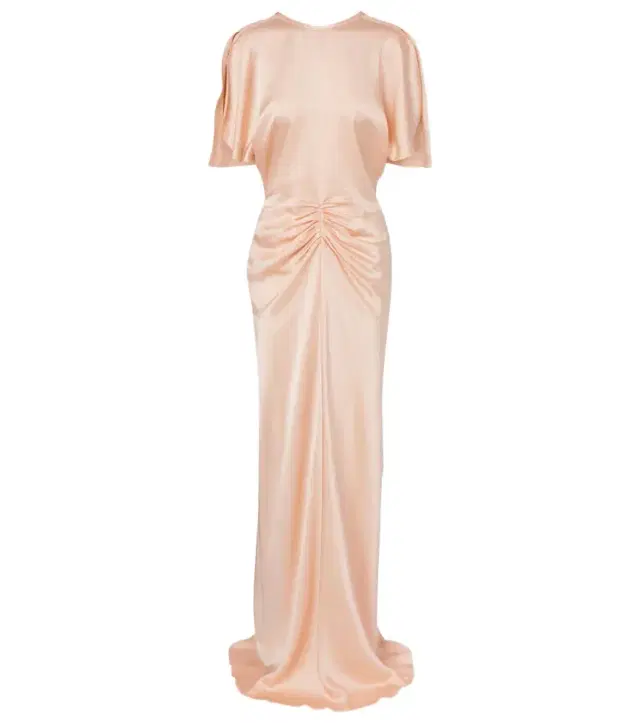 Victoria Beckham Isabella gathered satin gown