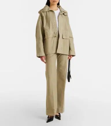 Victoria Beckham Hooded cotton canvas jacket | Thumbnail 2