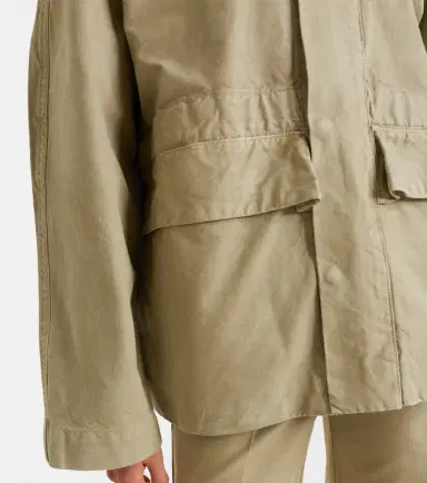 Victoria Beckham Hooded cotton canvas jacket | Thumbnail 3