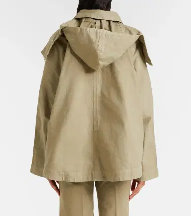 Victoria Beckham Hooded cotton canvas jacket | Thumbnail 5