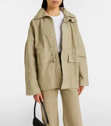 Victoria Beckham Hooded cotton canvas jacket | Thumbnail 7
