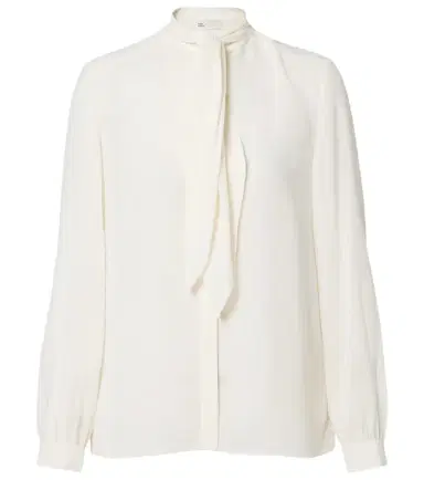 Tory Burch Tie-neck georgette blouse | Thumbnail 1