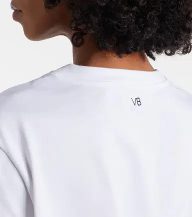 Victoria Beckham Printed cotton jersey T-shirt | Thumbnail 4