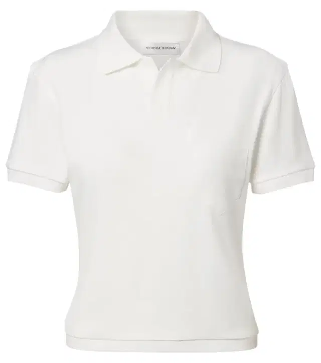 Victoria Beckham Cotton and linen polo shirt