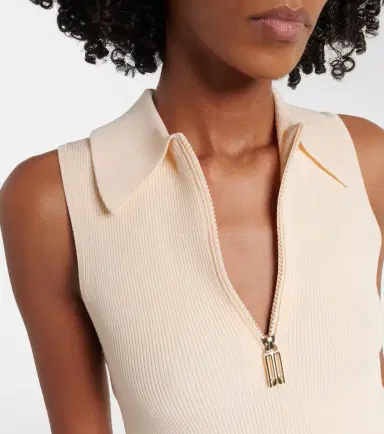 Victoria Beckham Mira ribbed-knit midi dress | Thumbnail 3 Victoria Beckham Mira ribbed-knit midi dress | Thumbnail 3