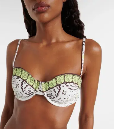 Tory Burch Printed bikini top | Thumbnail 2 Tory Burch Printed bikini top | Thumbnail 2