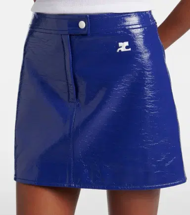 Courrèges Courrèges Reedition vinyl miniskirt | Thumbnail 3