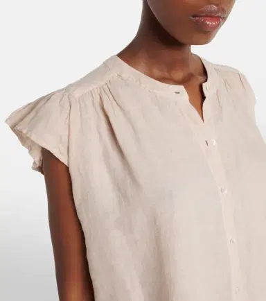 Velvet Janey linen shirt | Thumbnail 3