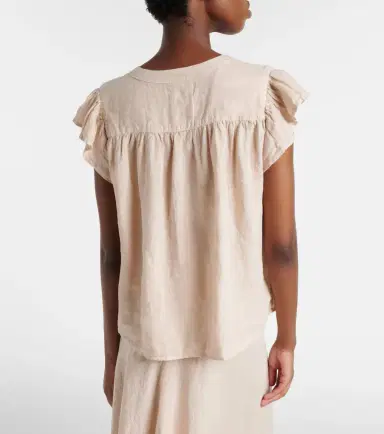 Velvet Janey linen shirt | Thumbnail 4