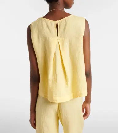 Velvet Maxine linen top | Thumbnail 5