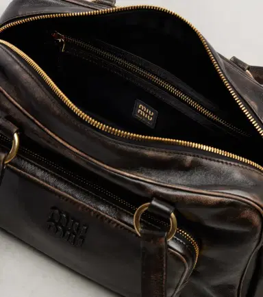 Miu Miu Pocket leather shoulder bag | Thumbnail 2 Miu Miu Pocket leather shoulder bag | Thumbnail 2