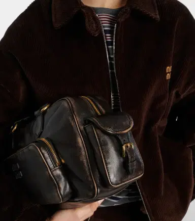 Miu Miu Pocket leather shoulder bag | Thumbnail 5 Miu Miu Pocket leather shoulder bag | Thumbnail 5