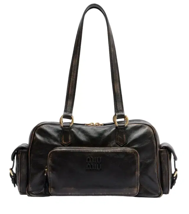 Miu Miu Pocket leather shoulder bag