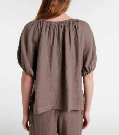Velvet Cosette linen blouse | Thumbnail 5